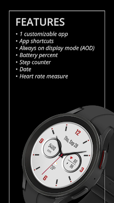 DADAM58W Analog watch faceのおすすめ画像2