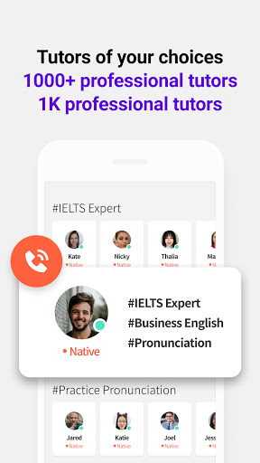 Android application TUTORING | 24/7 Learn English screenshort