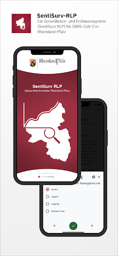 Android application SentiSurv RLP screenshort
