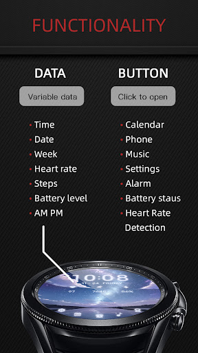 Beautiful StarrySky For WearOS screenshot 13