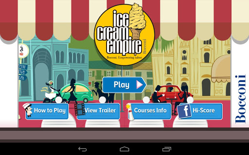 Android application Bocconi Ice Cream Empire screenshort