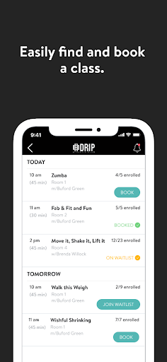 Screenshot of Drip Athletic Club