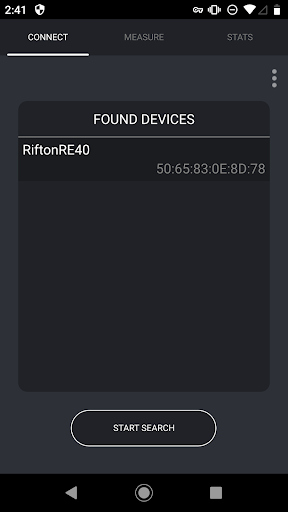 Android application Gait Tracker screenshort