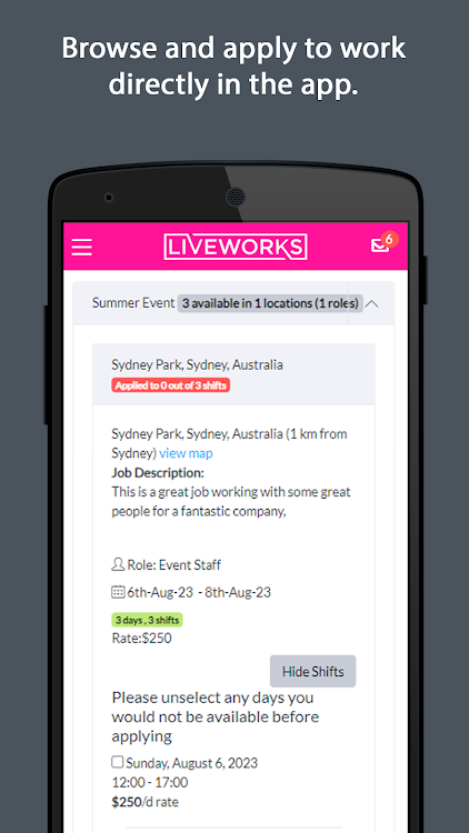 LiveWorks Team App - 2.1.0 - (Android)