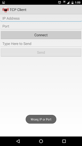 TCP Client Screen 2