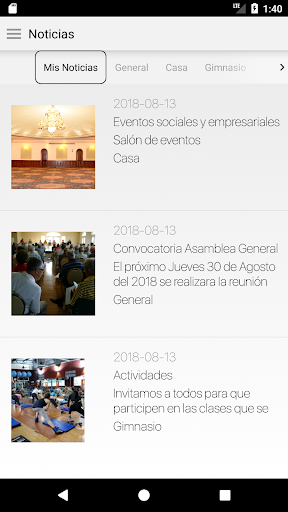 Mi Conjunto App Screen 2