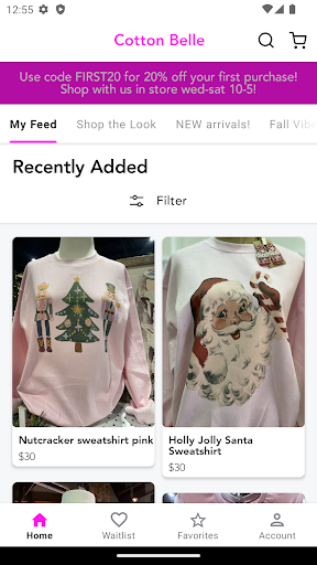 Android application Cotton Belle screenshort
