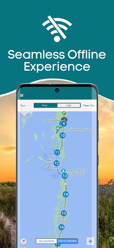 Screenshot of Outer Banks Audio Tour Guide