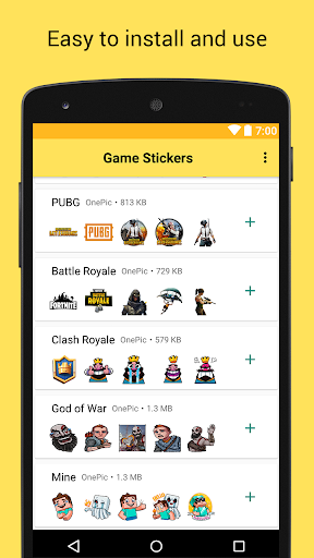 Game Stickers for Whatsapp Screen 2