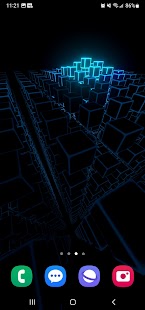 Infinite Cubes Live Wallpaper Captura de pantalla