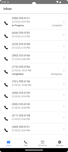 Android application Practice Logic screenshort