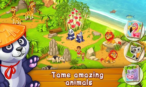 تحميل لعبة Farm Zoo: Bay Island Village مهكرة وكاملة 2023 4