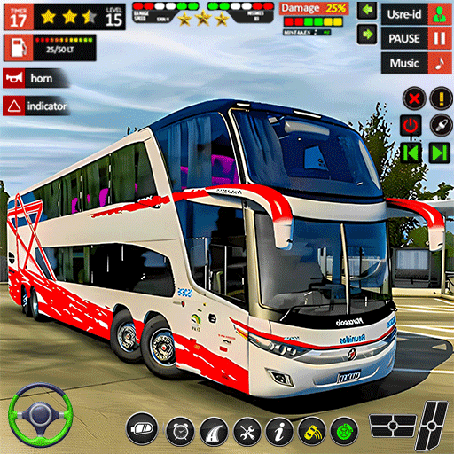 Real Bus Drive Coach Bus Game Logo