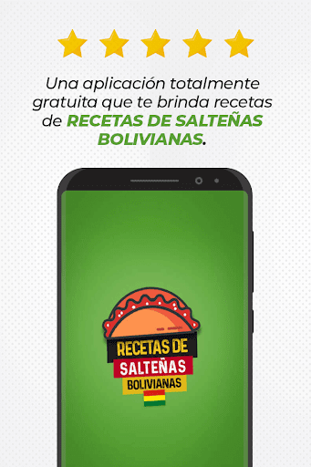 Android application Receta de Salteñas Bolivianas screenshort