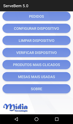 Android application ServeBem Mídia Tecnologia screenshort