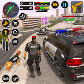 Captura 9 Juego de Carros Policías android