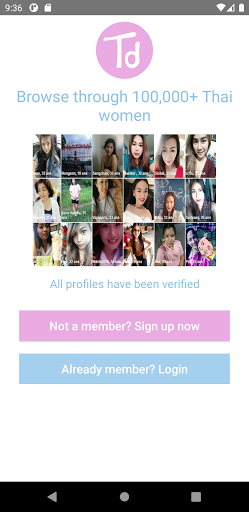 Android application ThaidateVIP - Thai Dating App screenshort