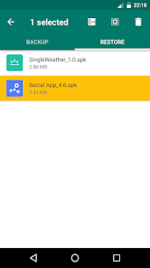 Screenshot 4 APK Backup android