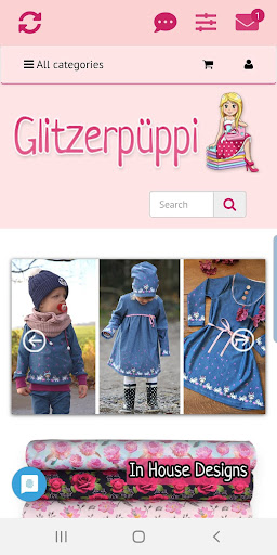 Android application Glitzerpüppi screenshort