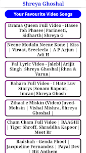 Shreya Ghoshal All Video Songs