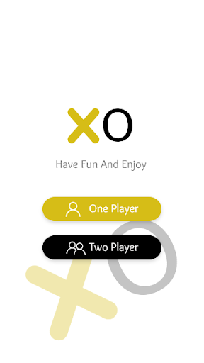 Android application XO Challenge / tic tac toe screenshort