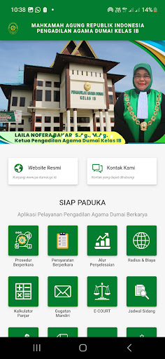 SIAP PADUKA Screen 2