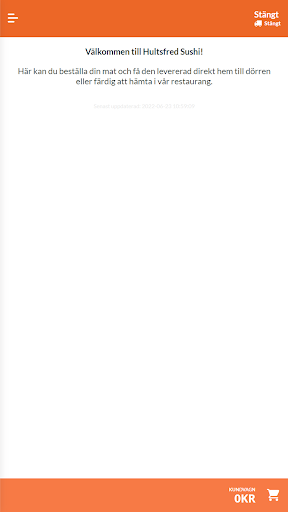 Android application Hultsfred Sushi screenshort