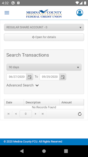 Medina County FCU Screen 3