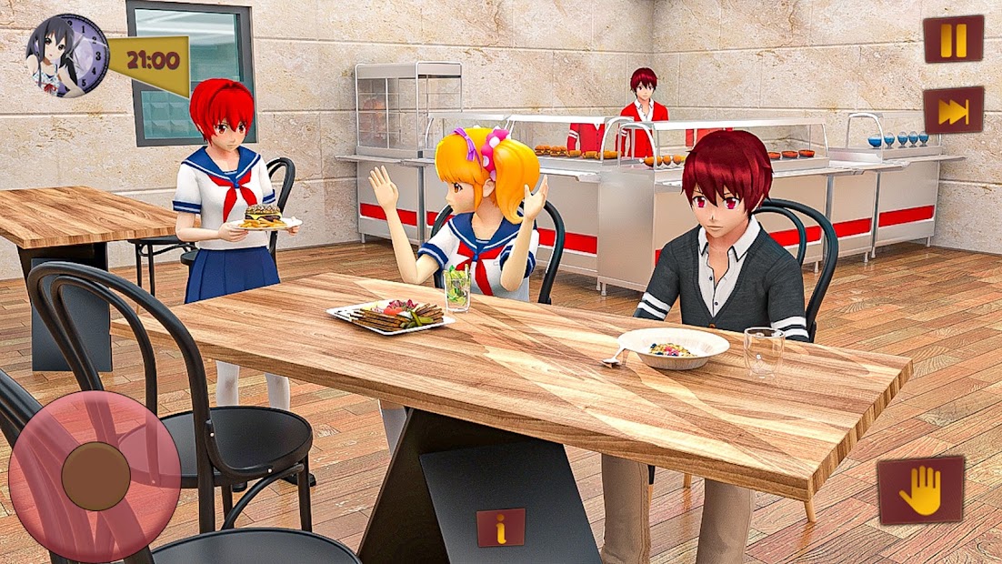Bildschirmfoto 12 anime chica secundaria jueg 3d android