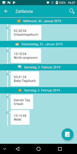Tagebuch Chronik Journal Screen 2