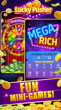 Game screenshot Lucky Cash Pusher Coin Games apk download