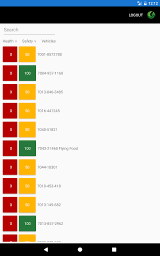 Android application TripVision® screenshort
