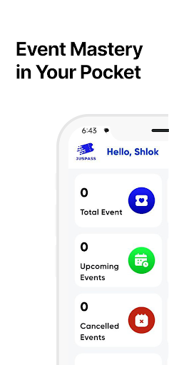 Juspass Organizer Screen 2