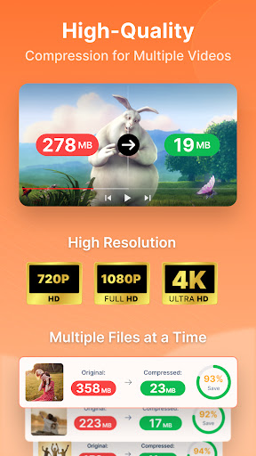 Android application Compress Video Size Compressor screenshort