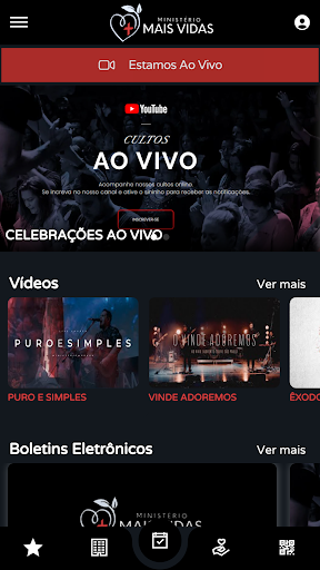 Ministério Mais Vidas Screen 2