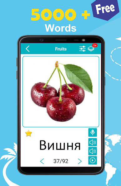Russian 5000 Words 132.0 APK + Mod (Unlimited money) untuk android