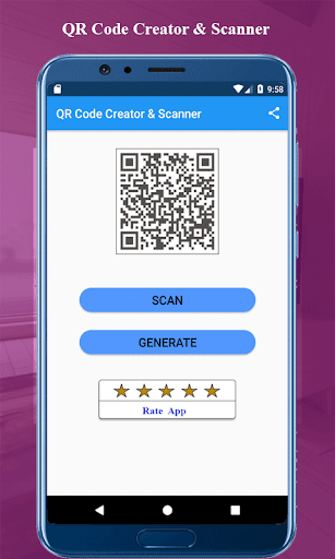 Android application QR Code Creator & Scanner screenshort