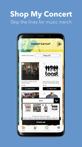 Android application Instant Karma® screenshort