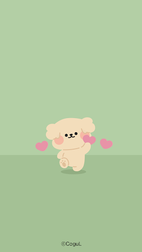 Android application 카카오톡 테마 - 알콩 그린 screenshort