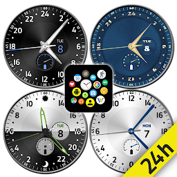 Icon image 12/24h Analog Watch Face Pack