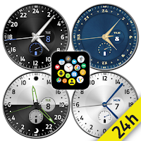12/24h Analog Watch Face Pack