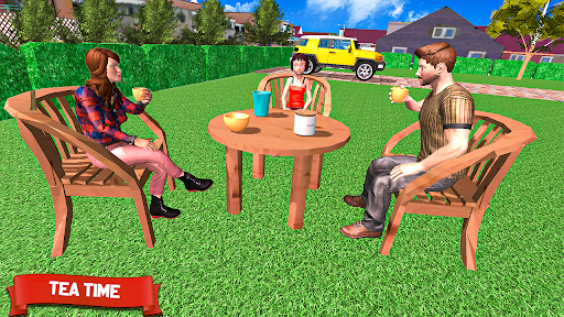 Android application Virtual Police Dad Sim 3D screenshort