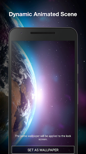 Earth Galaxy Live Wallpaper Screen 2