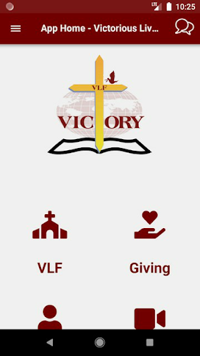 Android application Victorious Living Fellowship screenshort