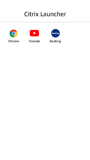 Citrix Launcher Screen 3