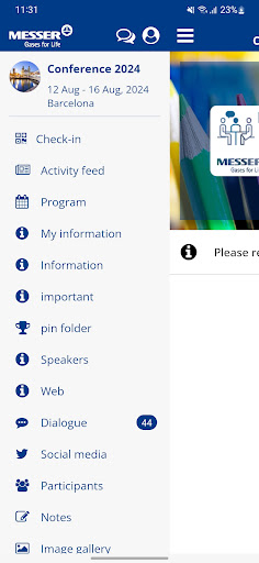 Messer Meetings Screen 3
