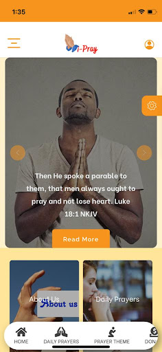 Android application i-Pray DC PRAYER CONNECT screenshort