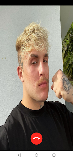 Android application Jake Paul Fake Video Call - Ja screenshort