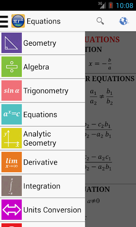 Maths Formulas Lite - 10.0 - (Android)
