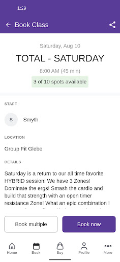 GF Group Fit Screen 3
